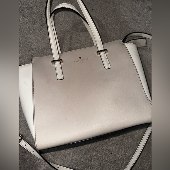 Kate spade leather top-handle with removable crossbody strap. - Picture 2 of 5